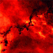 rosette nebula dust lanes