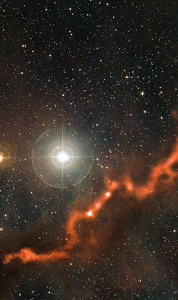 star forming filament in taurus