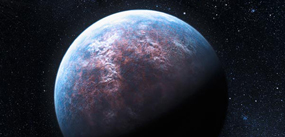 artist's conception of a habitable planet