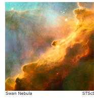 swan nebula