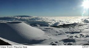 view from mauna kea