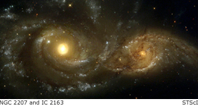 ngc 2207 and IC 2163