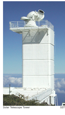 solar telescope tower