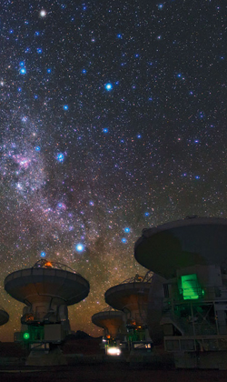 alma and milky way