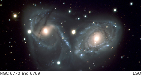 interacting galaxies