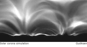 solar corona simulation