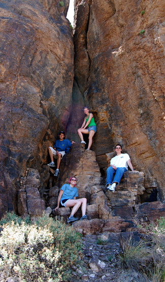 crevice
